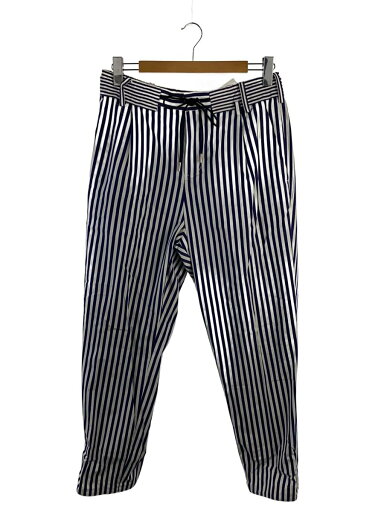【中古】sacai◆ボトム/3/コットン/WHT/ストライプ/23-03040m【メンズウェア】 【中古】sacai◆ボトム/3/コットン/WHT/ストライプ/23-03040m【メンズウェア】