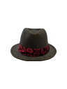 【中古】WACKO MARIA◆ハット/M/GRY/メンズ【服飾雑貨他】