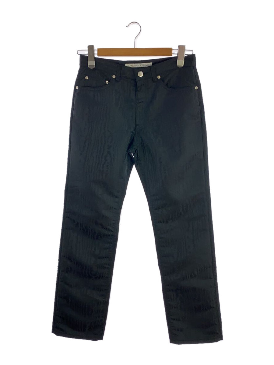 【中古】JOHN LAWRENCE SULLIVAN◆Moire jacquard 5p pants/44/ポリエステル/BLK/総柄/2A006-0324-02【メンズウェア】
