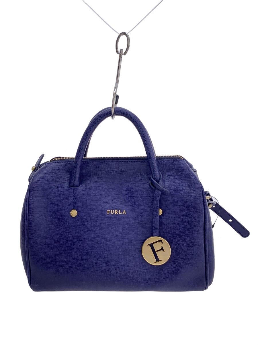 【中古】FURLA◆ハンドバッグ/レザー