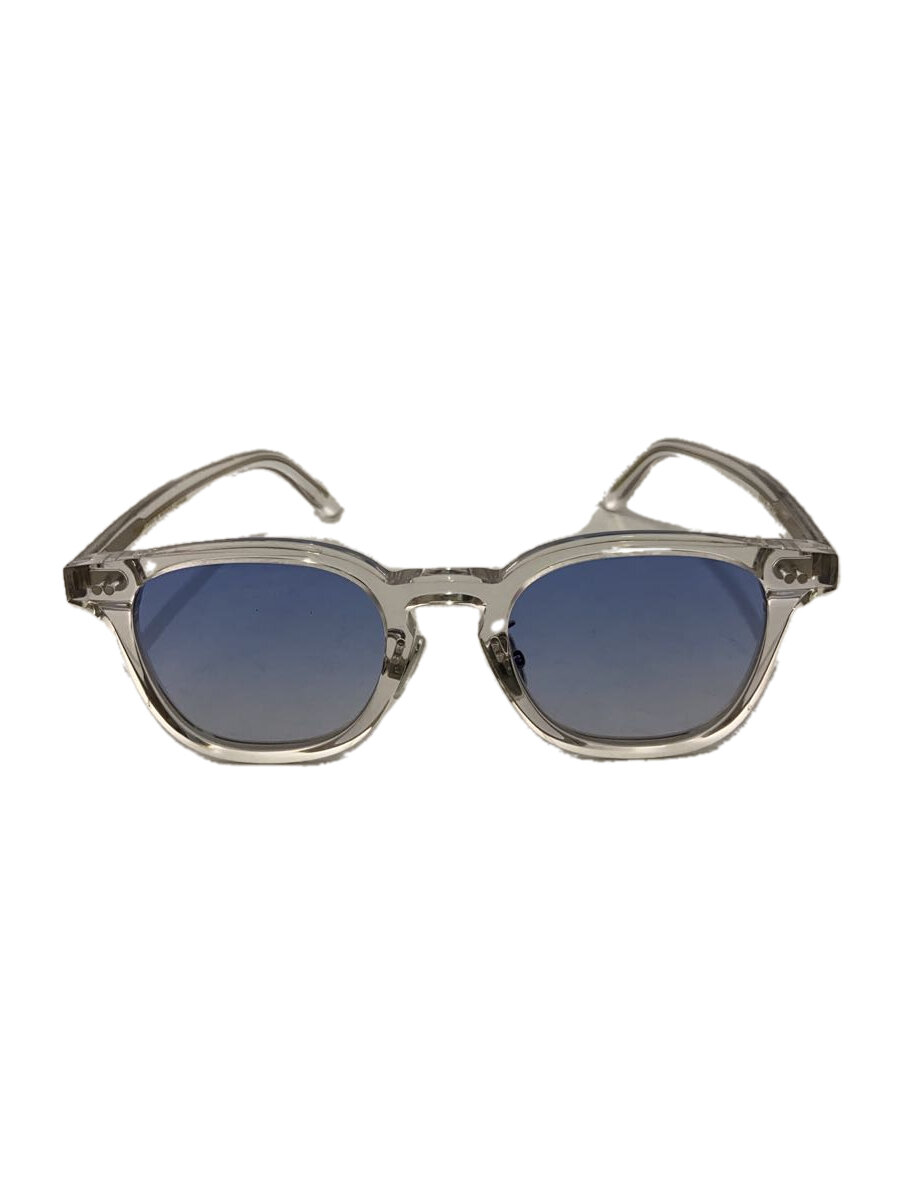 【中古】MONOKEL EYEWEAR/RIVER/サングラス/--/プラスチック/SLV/BLU/メンズ【服飾雑貨他】