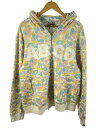 【中古】JoseWong/ABCD hoodie/ジップパーカー/XXL/コットン/マルチカラー/総柄【メンズウェア】(4)