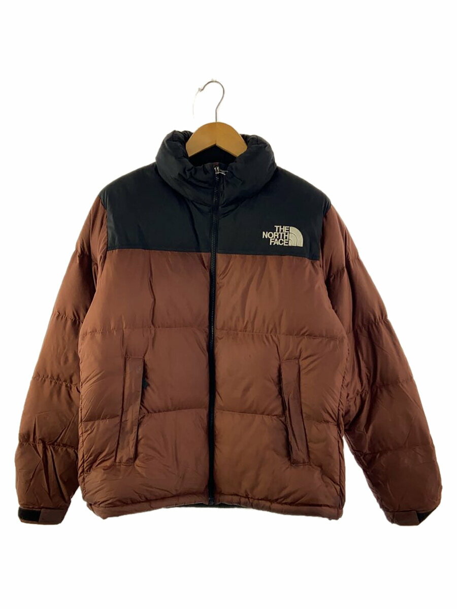 【中古】THE NORTH FACE◆ダウンジャケット/M/ナイロン/BRW/無地/ND92235/フロント汚れ有【メンズウェア】