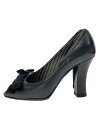 【中古】MIU MIU◆パンプス/35/BLK/レザー【シューズ】