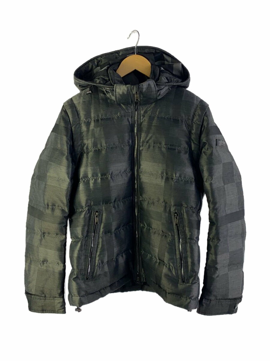 【中古】BLACK LABEL CRESTBRIDGE◆ダウンジャケット/L/ポリエステル/GRY/51F23-622-06【メンズウェア】