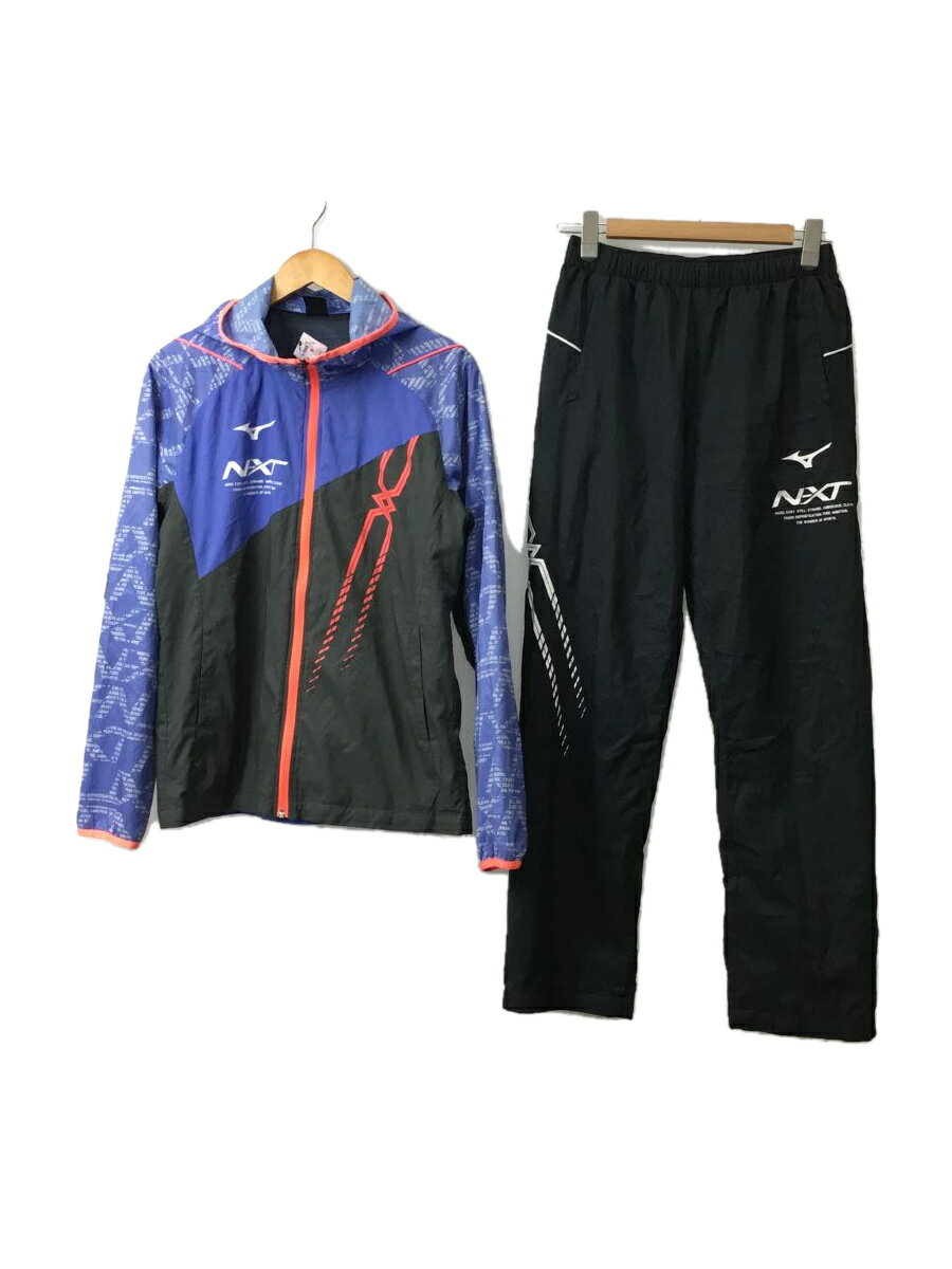 【中古】MIZUNO◆スポーツウェアー/M/ミズノ/紫/パープル/セットアップ【スポーツ】