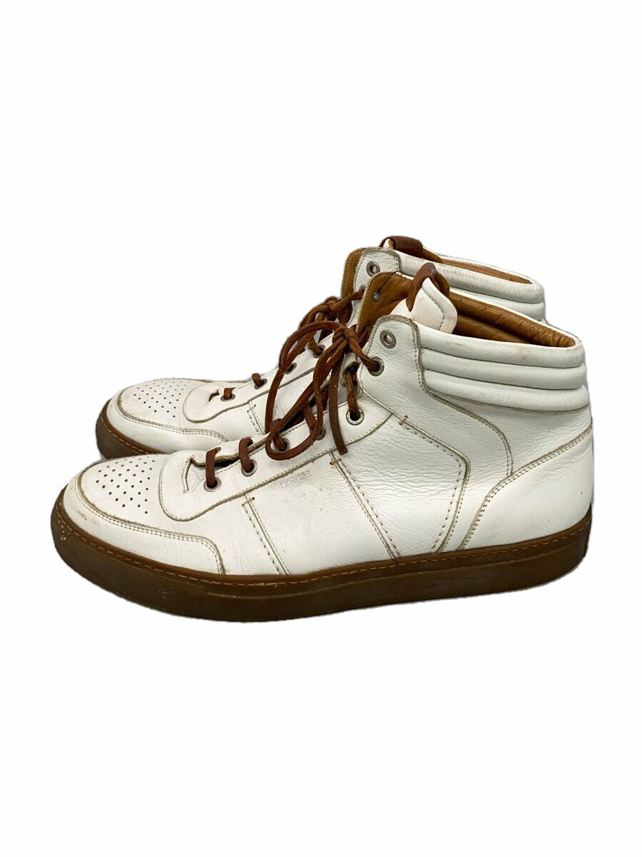 【中古】COACH◆ブーツ/--/WHT/レザー/Q783//【シューズ】