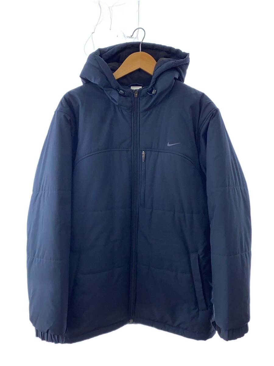 【中古】NIKE◆00s/中綿ジャケット/ダウンジャケット/XL/ポリエステル/ネイビー【メンズウェア】の商品画像
