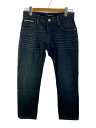 【中古】EMPORIO ARMANI◆ボトム/29/コットン/インディゴ/無地【メンズウェア】