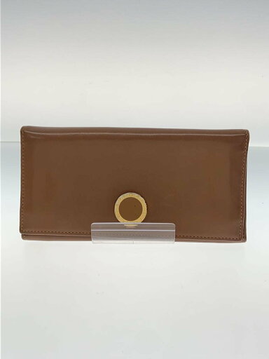 【中古】BVLGARI◆長財布/レザー/BEG/レディース/サークルロゴ【服飾雑貨他】 【中古】BVLGARI◆長財布/レザー/BEG/レディース/サークルロゴ【服飾雑貨他】