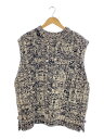 【中古】YOKE◆22AW/3G INSIDE-OUT CABLE VEST/ベスト/3/ウール/マルチカラー/YK22AW0424S【メンズウェア】