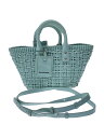 【中古】BALENCIAGA◆トートバッグ/--/BLU/671342【バッグ】