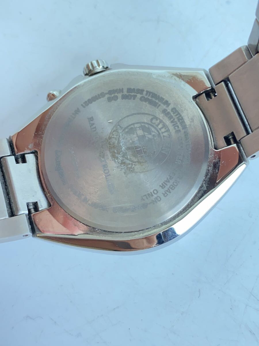 【中古】CITIZEN◆腕時計/アナログ/ステンレス/WHT/SLV/H149-S118921【服飾雑貨他】
