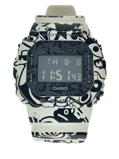 【中古】CASIO◆クォーツ腕時計_G-SHOCK/デジタル/ラバー/BLK/WHT【服飾雑貨他】 【中古】CASIO◆クォーツ腕時計_G-SHOCK/デジタル/ラバー/BLK/WHT【服飾雑貨他】