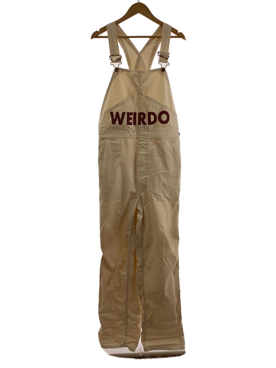 【中古】WEIRDO◆オーバーオール/M/コットン/WHT/WRD-19-SS-25【メンズウェア】