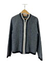【中古】Jantzen◆カーディガン(厚手)/M/アクリル/GRY【メンズウェア】