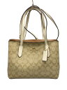 【中古】COACH◆ショルダーバッグ/レザー/CRM/総柄/F73293【バッグ】
