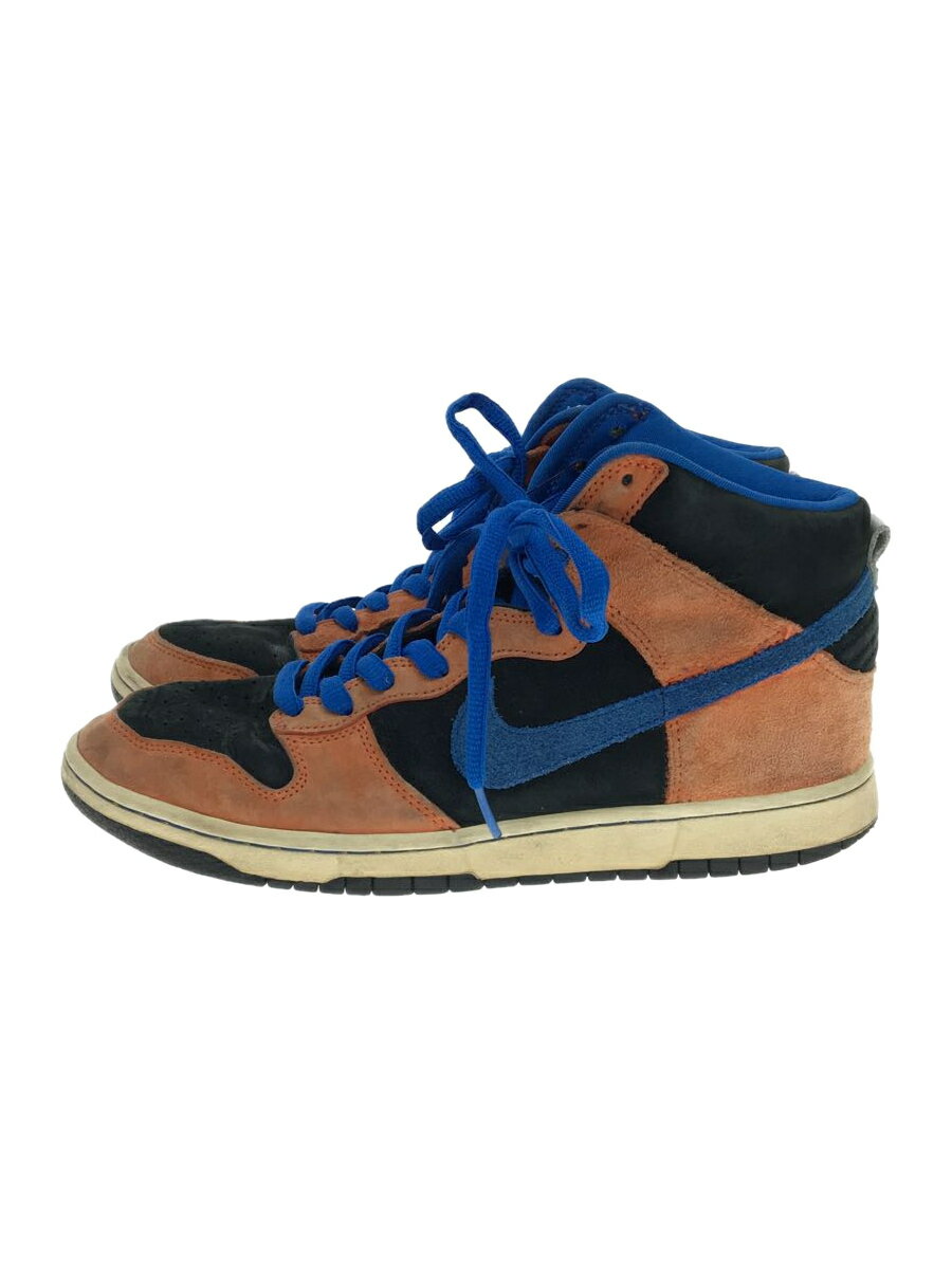 【中古】NIKE◆DUNK HIGH PREMIUM SB/ダンクハイプレミアム/オレンジ/313171-841/27cm/ORN【シューズ】