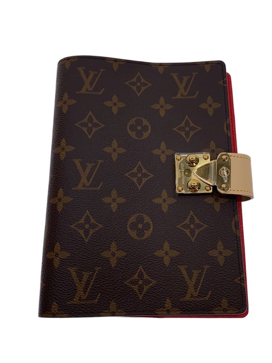 【中古】LOUIS VUITTON◆クヴェルテュール・カルネポール_モノグラム・キャンバス/PVC/BRW/総柄/メンズ【服飾雑貨他】
