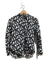 【中古】BLACK COMME des GARCONS◆AD2012/長袖シャツ/S/コットン/ブラック/総柄/1J-B014【メンズウェア】(4)