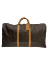 【中古】LOUIS VUITTON◆キーポル・バンドリエール55_モノグラム・キャンバス_BRW/PVC/BRW【バッグ】(4)