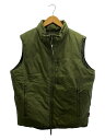 【中古】MILITARY◆BAF/GEN3level7ダウンベスト/M/ポリエステル/カーキ/無地/8425-01-538-6289//【メンズウェア】