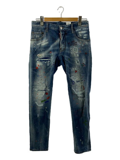 【中古】DSQUARED2◆スキニーパンツ/46/コットン/IDG/S74LB0942 S30708【メンズウェア】 【中古】DSQUARED2◆スキニーパンツ/46/コットン/IDG/S74LB0942 S30708【メンズウェア】