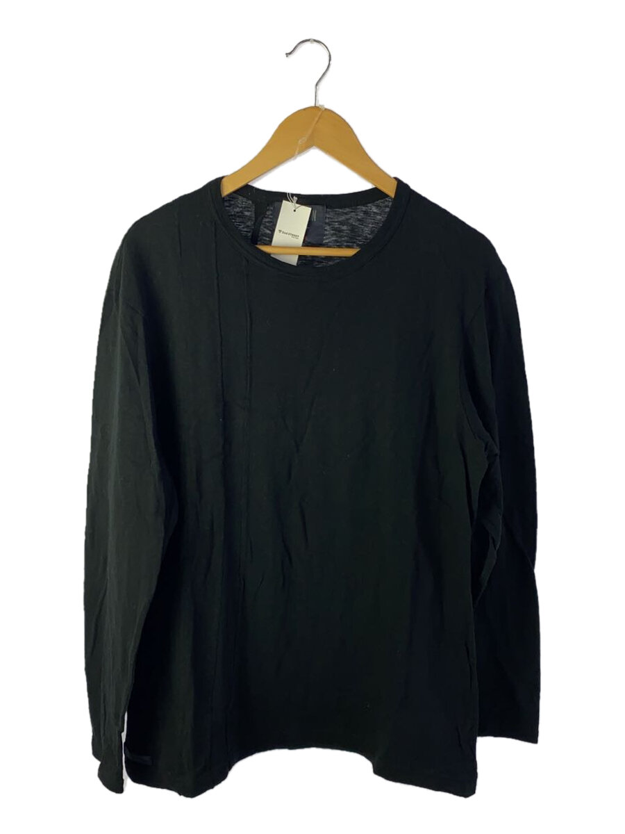 【中古】YOHJI YAMAMOTO◆長袖Tシャツ/1/コットン/BLK/HG-T54-080【メンズウェア】