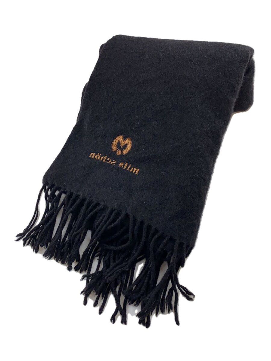 ☆新品未使用☆mila schon マフラー（men's） mila schon（ミラショーン） マフラー 無地 ロゴ ブランド 小物 メンズ
