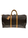 【中古】LOUIS VUITTON◆キーポル55_モノグラム・キャンバス_BRW/PVC/BRW【バッグ】