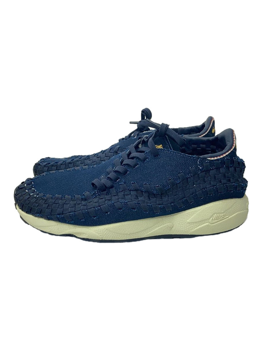 【中古】NIKE◆Wmns Air Footscape Woven/ローカットスニーカー/27cm/NVY/HF1759-400【シューズ】