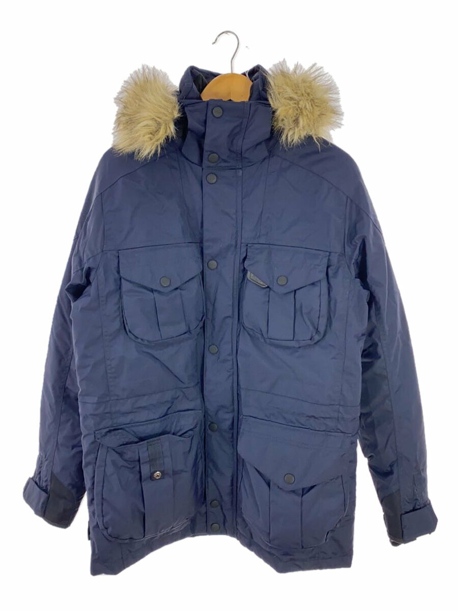 【中古】RLX RALPHLAUREN◆ダウンジャケット/S/ナイロン/NVY/7187573acdk【メンズウェア】