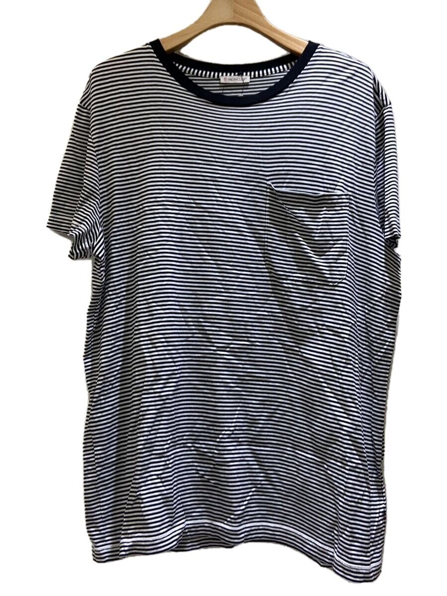 【ブランド】MONCLER 【ブランドカナ】モンクレール 【型番】 【程度】B 【サイズ】XXL 【メインカラー】ホワイト 【素材・生地】コットン 【キーワード】　　　/ 2026/08/06 セカンドストリート名古屋栄店【2717】【中古】MONCLER◆MAGLIA TSHIRTS/XXL/コットン ブランド MONCLER 型番 カラー ホワイト 柄 ボーダー 素材・生地 コットン>色・素材について サイズ XXL>サイズ表示について 実寸（cm） 【Tシャツ】 肩幅：52 / 身幅：58.5 / 着丈：72 / 袖丈：20.5 【その他】 その他サイズ：/ 商品は　セカンドストリート名古屋栄店の店頭にて販売しております。商品に関するお問合わせは、お電話(TEL:052-238-2502)にて、問合わせ番号：2340440183634をお伝えください。 配送方法やお支払い方法に関するお問い合わせは、サポートセンターまでご連絡をお願いします。 ※お電話の対応は営業時間内のみとなります。お問い合わせフォームでお問い合わせの際はご注文番号をご記入下さい この商品に関する出品店舗からのコメント ポケット部分に糸ほつれ有り