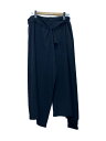 【中古】B Yohji Yamamoto◆ワイドパンツ/2/ポリエステル/BLK/無地/NV-P60-900【レディースウェア】