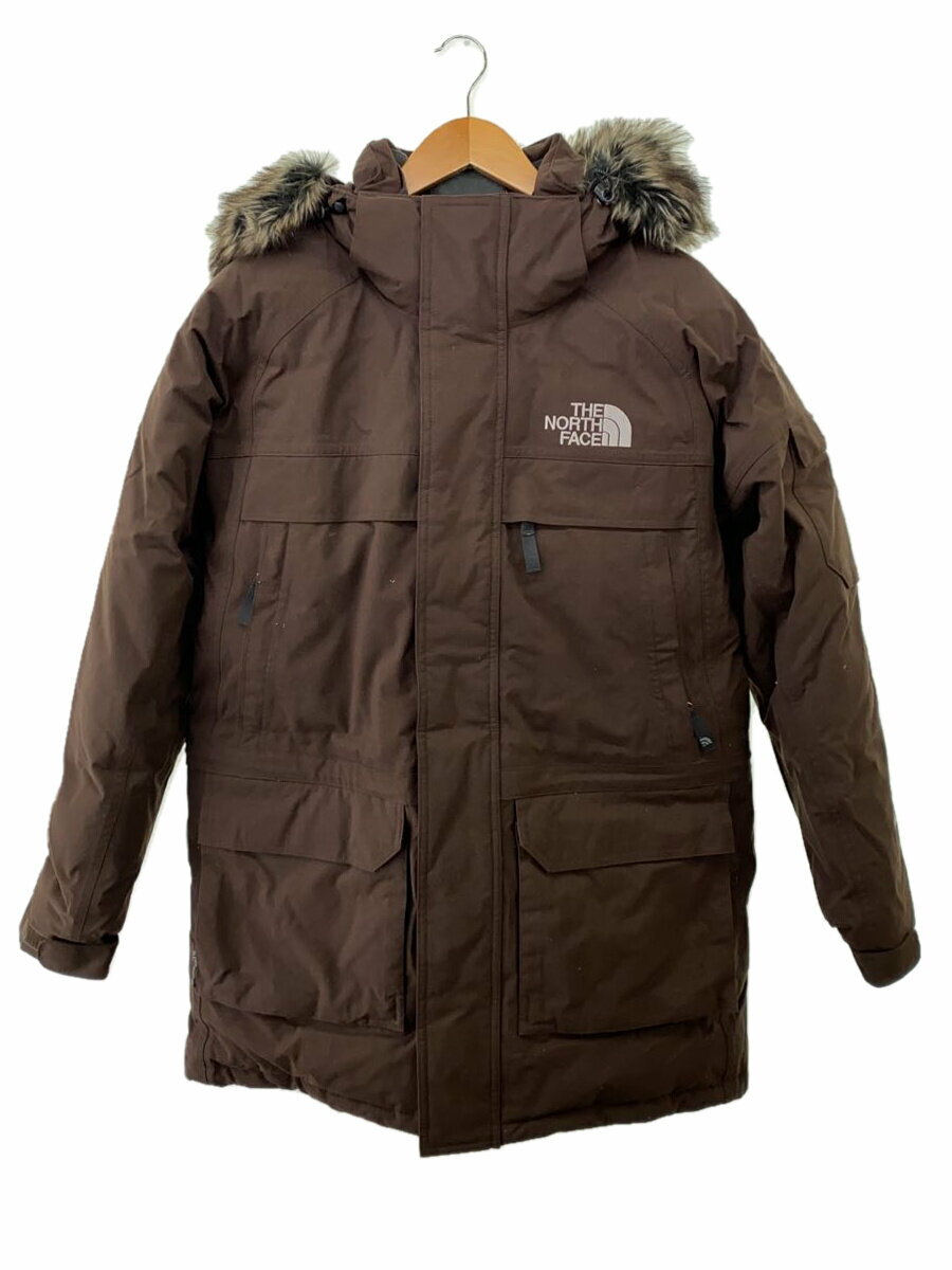 【中古】THE NORTH FACE◆MCMURDO PARKA/S/ナイロン/BRW/無地【メンズウェア】