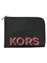 【中古】MICHAEL KORS◆セカンドバッグ/--/ブラック/36U0LGFV3L/使用感有【バッグ】