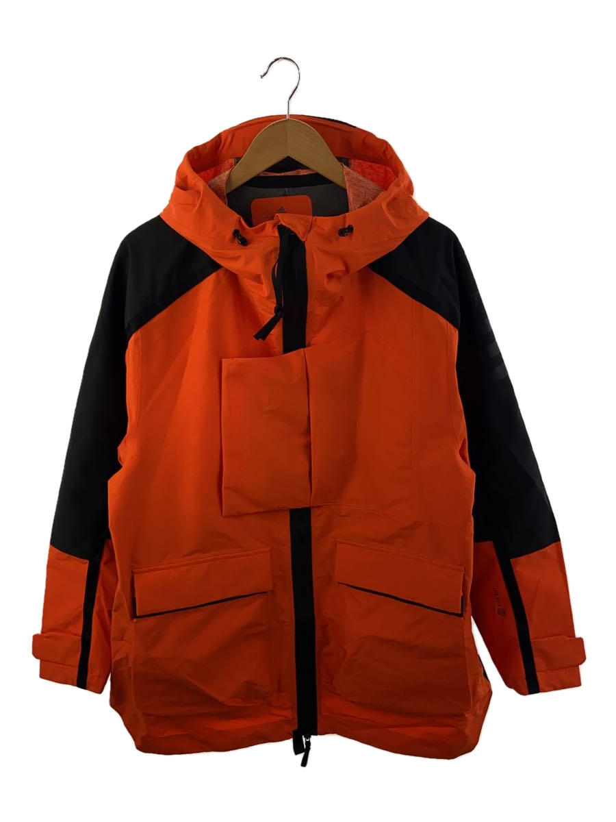 【中古】adidas◆ジャケット/XL/HG8573/オレンジ【メンズウェア】