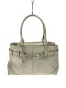 【中古】COACH◆バッグ/レザー/CRM/無地/M050-8A71【バッグ】