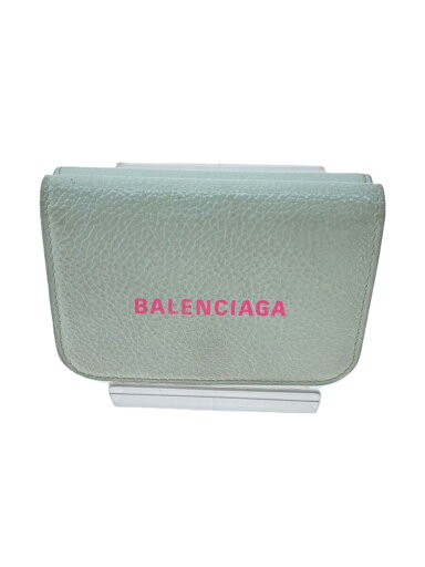 【中古】BALENCIAGA◆3つ折り財布/レザー/WHT/レディース/593813・9066【服飾雑貨他】 【中古】BALENCIAGA◆3つ折り財布/レザー/WHT/レディース/593813・9066【服飾雑貨他】