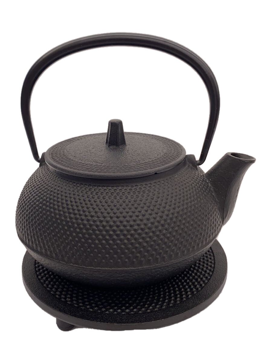 【中古】IWACHU◆南部鉄器/急須/台付き/和食器その他/2点セット/BLK//【キッチン用品】