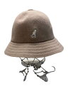 【中古】KANGOL◆バケットハット/L/ナイロン/BEG/無地/メンズ/K3529SM【服飾雑貨他】