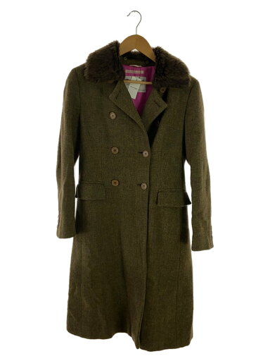 【中古】Paul Smith◆コート/40/ウール/GRN/220-5【レディースウェア】 【中古】Paul Smith◆コート/40/ウール/GRN/220-5【レディースウェア】