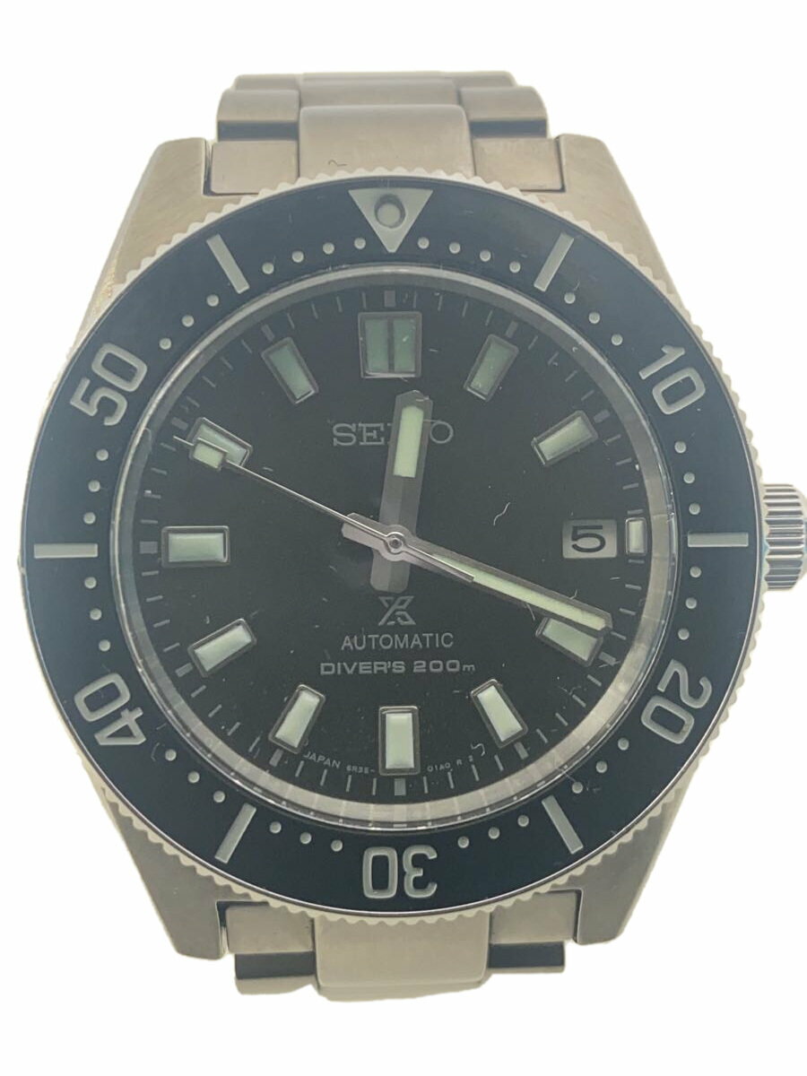 【中古】SEIKO◆プロスペック/自動巻腕時計/アナログ/ステンレス/BLK/SLV/SS/SBDC101【服飾雑貨他】