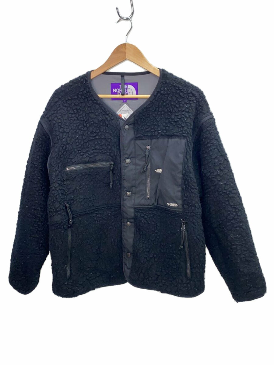 【中古】THE NORTH FACE PURPLE LABEL◆REVERSIBLE FLEECE JACKET/M/ポリエステル/BLK/無地【メンズウェア】
