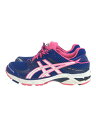 【中古】ASICS◆ローカットスニーカー/24cm/BLU/TJR591【シューズ】