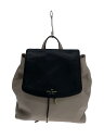 【中古】kate spade new york◆リュック/レザー/GRY/無地/WKRU4003【バッグ】