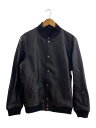 【中古】SOPHNET.◆21AW/LEATHER VARSITY JACKET/レザージャケット/M/牛革/BLK/SOPH-212【メンズウェア】(4)