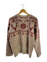 【中古】South2 West8(S2W8)◆Loose Fit Sweater/ニット・セーター(厚手)/XS/モヘア/GRY/無地/HM907【メンズウェア】
