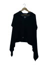 【中古】MM6◆ショートスリーブアシンメトリーTシャツ/Tシャツ/XS/コットン/BLK/無地/S52GC0254//【レディースウェア】(4)