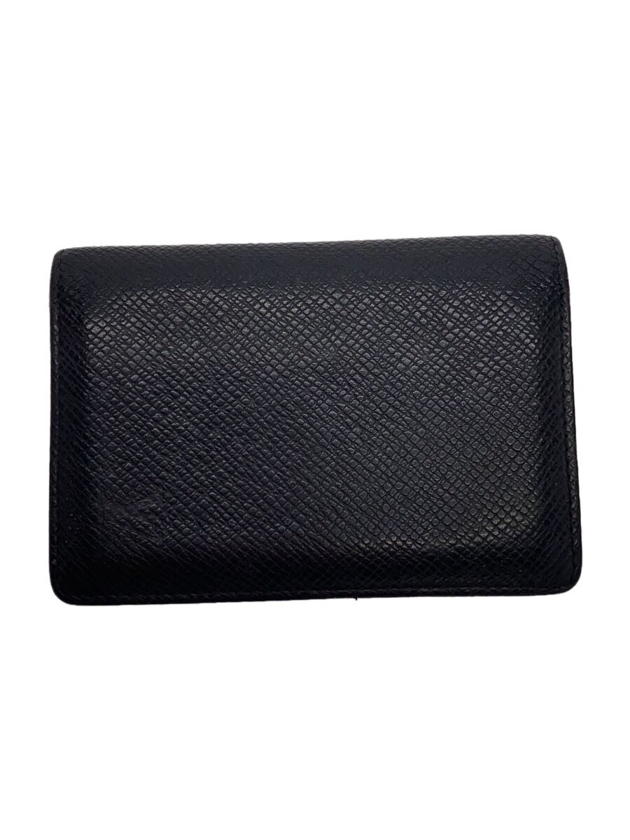 【中古】LOUIS VUITTON◆カードケース/--/BLK/メンズ//【服飾雑貨他】